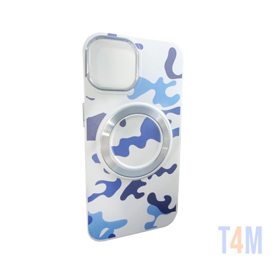 Capa Magnética Designer para iPhone 14 Branco